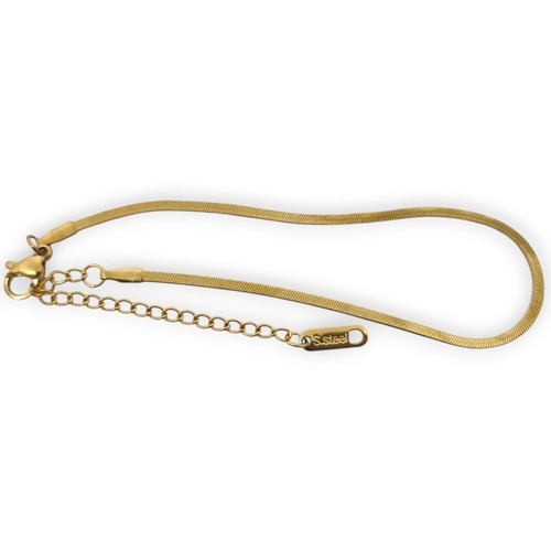 Armband gold 18cm snake - armband,