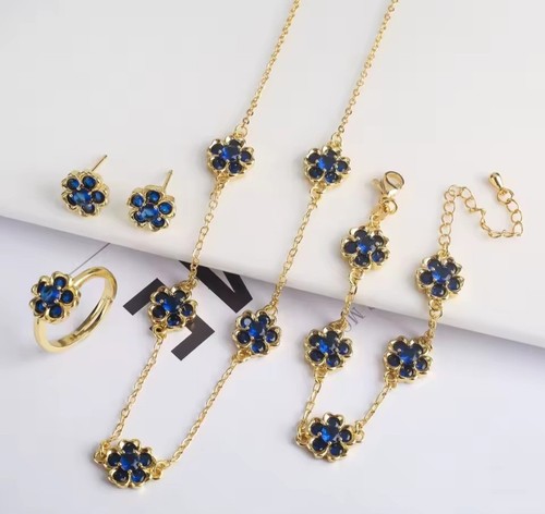 Damen schmuckset18k vergoldet - schmuckset18k,