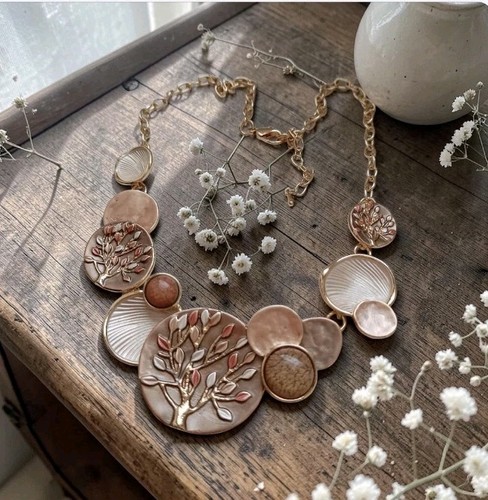 Kette statement goldfarben - kette,