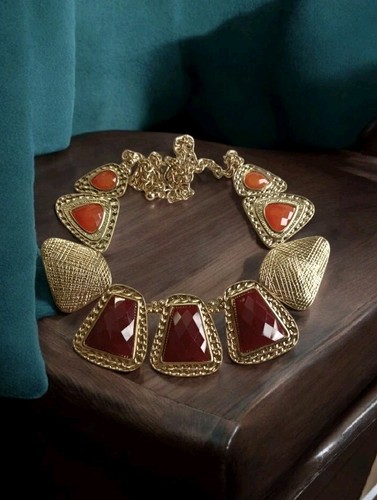 Kette mode blogger goldfarben - kette,