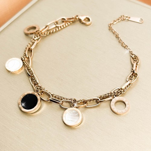 Damen armband silber gold - silber,