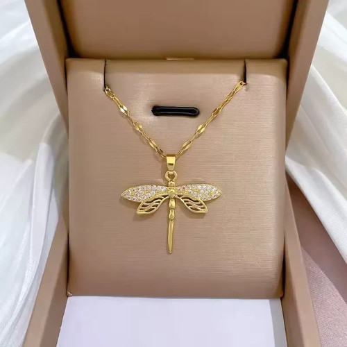 Damen halskette gold überzug - damen,