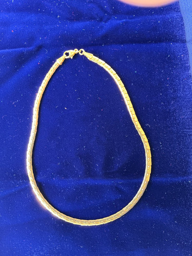 Halskette collier goldfarben - halskette,