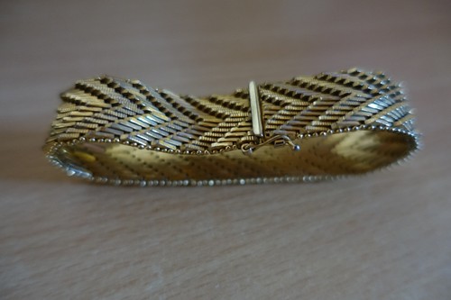 Armband goldfarbig mit - armband, goldfarbig,