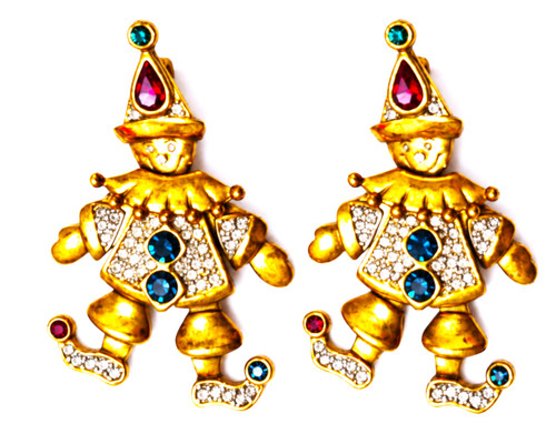 Harlekin clown broschen - 2, –