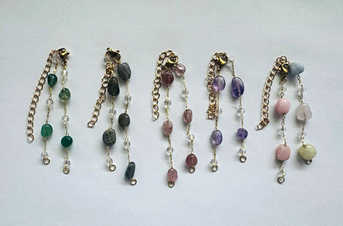 Modeschmuck mit rundem - 5x,