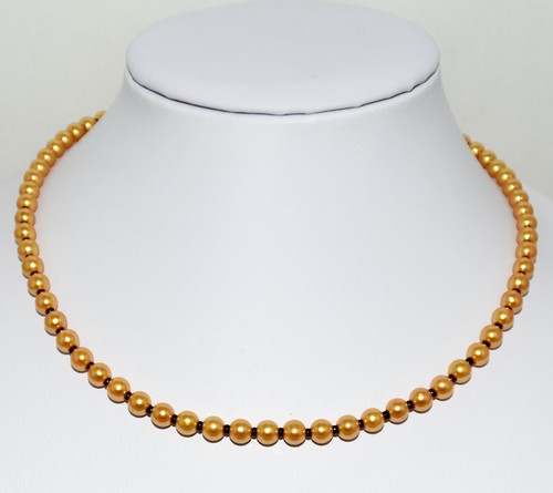 Modeschmuck,Kunst-Perlen-Hals-