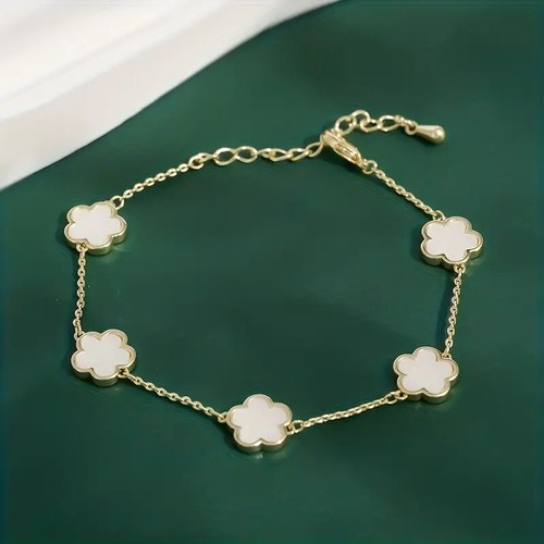 Damen kleeblatt armband - kleeblatt,