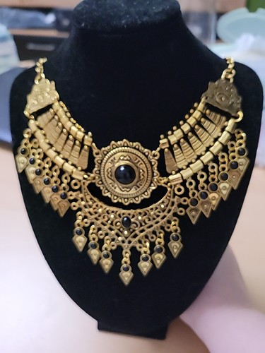 Collier katte goldfarben - goldfarben, damen