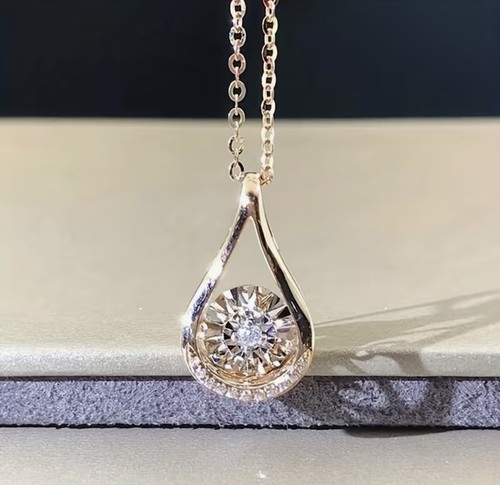 Damen goldene halskette - goldene,
