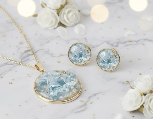 Schmuck set schmuckset weiß - set,