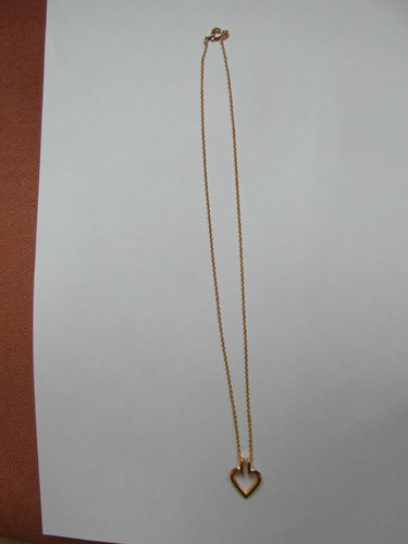Kette mit herzanhänger - kette,