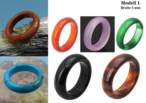 Naturstein ringe div modelle - ringe,